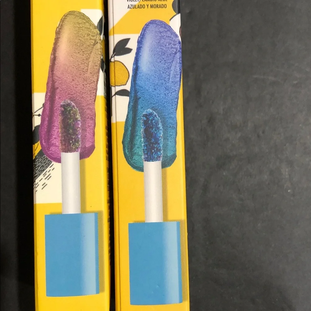 2pack Pink Olive and Teal Purple duochrome light shifting‎ eyeshadows brand new